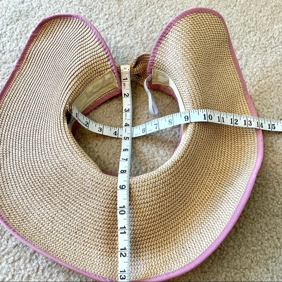 DAVID AND YOUNG Vacay All Day Bow Straw Sun Hat - Picture 7 of 12